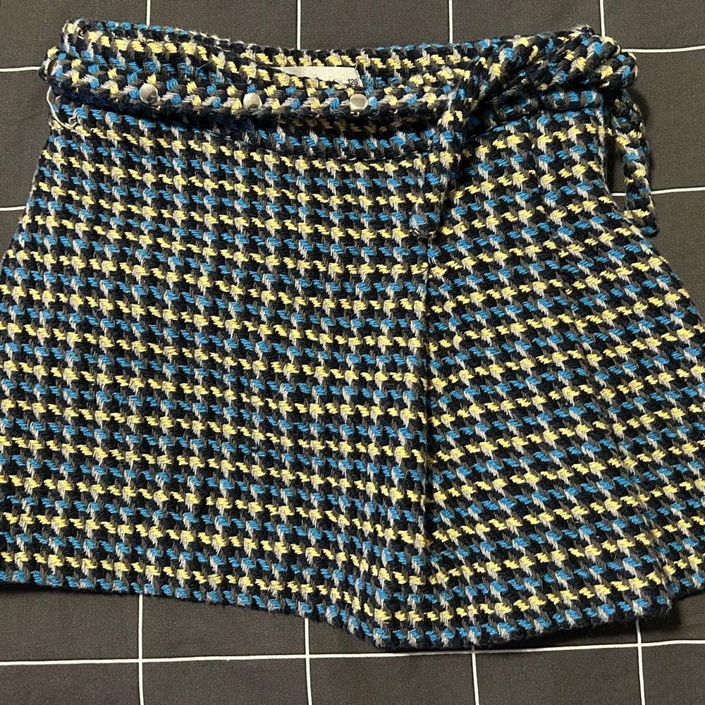 Zara Multicolor Tweed Skirt